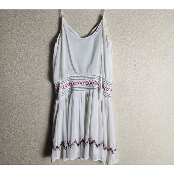 Free People Penny Georgette Love Bird Boho Dress, Medium - Picture 8 of 12